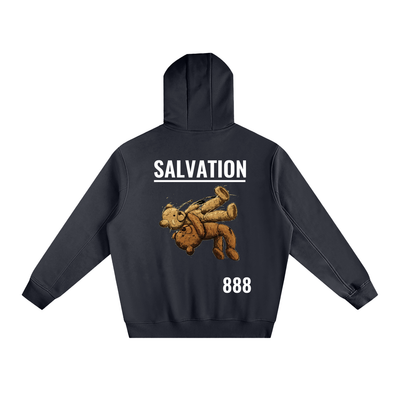 Fleeced High Neck Hoodie